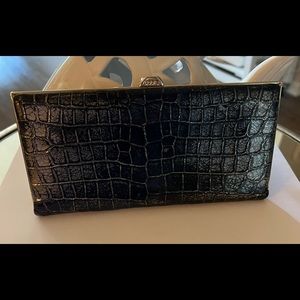 COPY - LODIS FAUX CROCIDILE CLUTCH WALLET